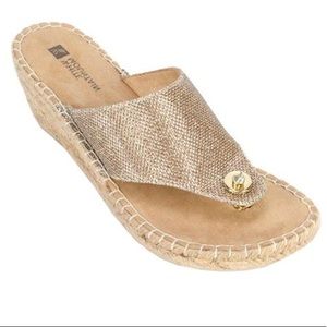 Glitter Fabric Sandals